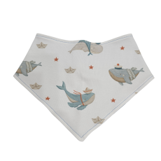 Wendehalstuch Küstenkind Wale Schiffchen